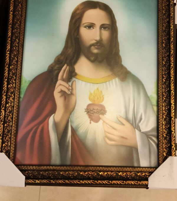 Frame sacred heart of Jesus