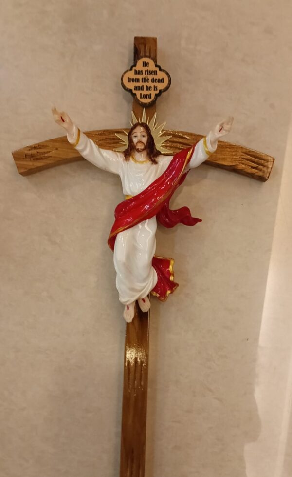 Cross with Raisen Jesus Christ - Image 3