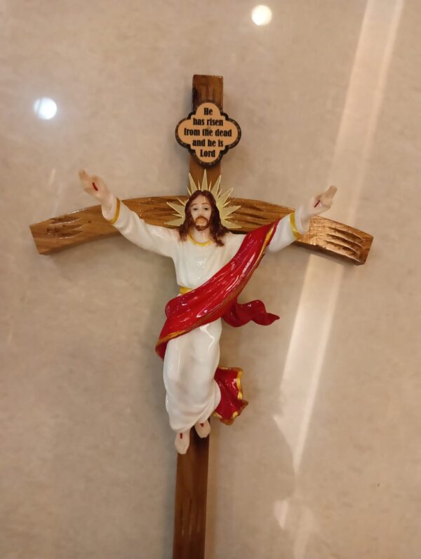 Cross with Raisen Jesus Christ - Image 5