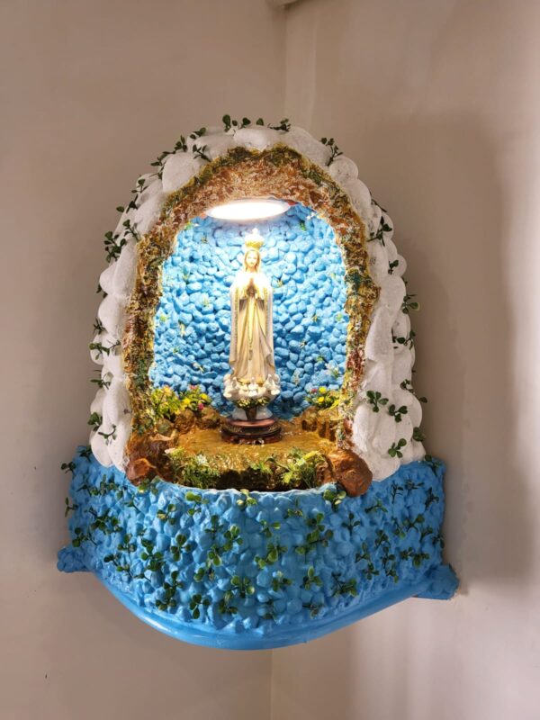 Mother Mary Grotto (Pebbles) with Waterfall. - Image 2