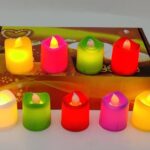 COLOURFULL CANDLES PACK OF 24
