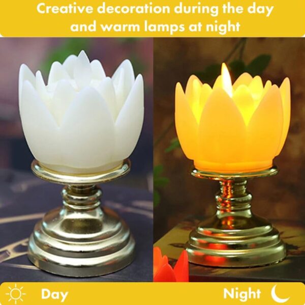 LED FLOWER STAND CANDLE SINGLE PC