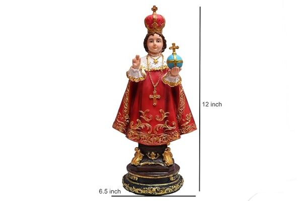 Infant Jesus/Child Jesus Christ Idol Perfect for Car Dashboard/Prayer Room/Drawing Room/Bedroom/Gifting & Decoration. A0057 - Image 3