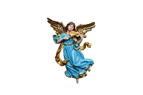 Resin Heavenly Angels, Guardian Angels Wall Hanging Idols Perfect for Home and Altar, Multicolor Set of 2, 10 Inch - Image 5