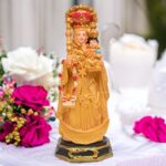 Our Lady of Velankanni / Our Lady of Good Health / Mother Velankanni 5.5 inches Catholic Idol Perfect for Prayer Room & Gifting A0050 ( 2 X 2 X 5.5 INCH ), Multicolor